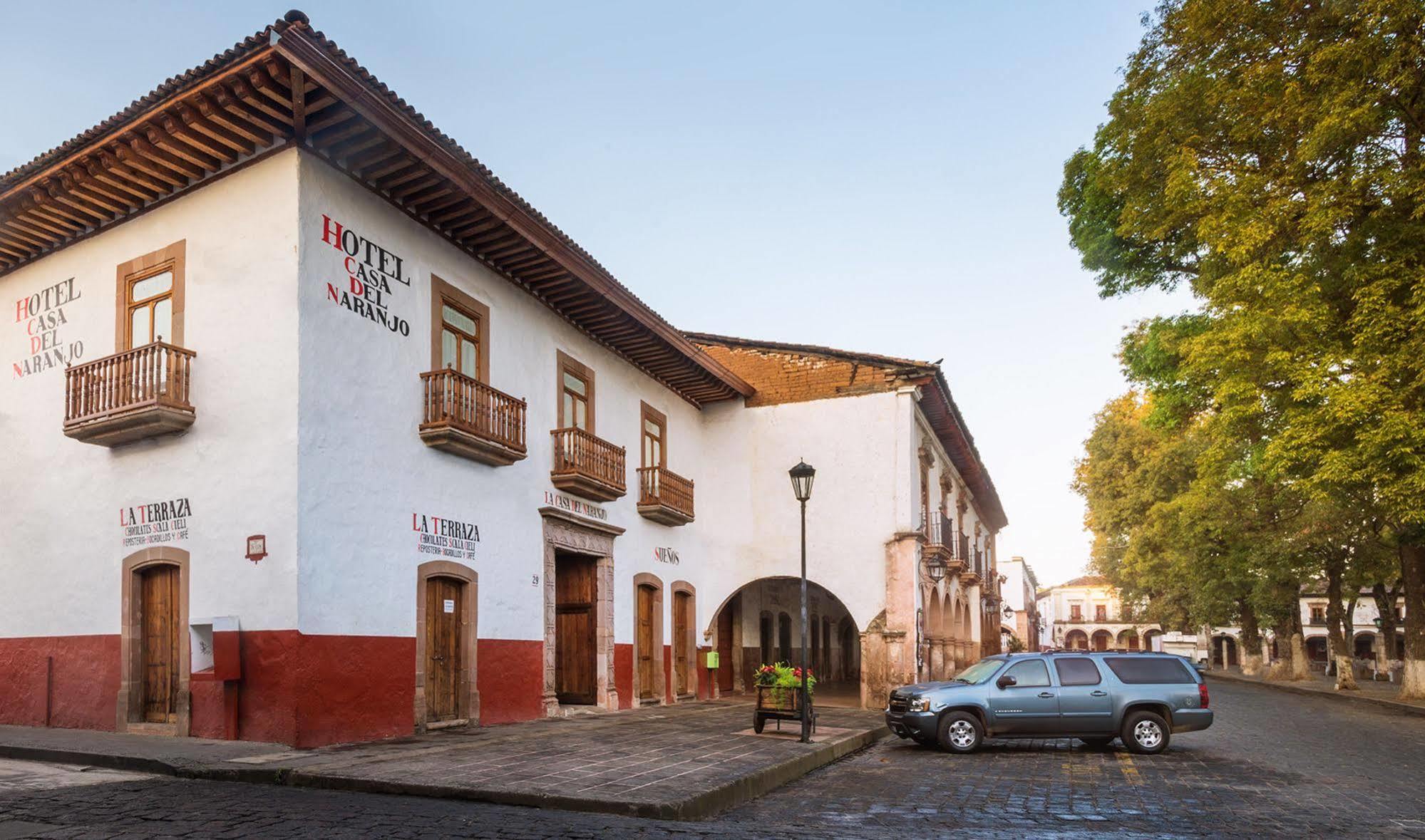 Hotel Casa Del Naranjo 파츠쿠아로 외부 사진